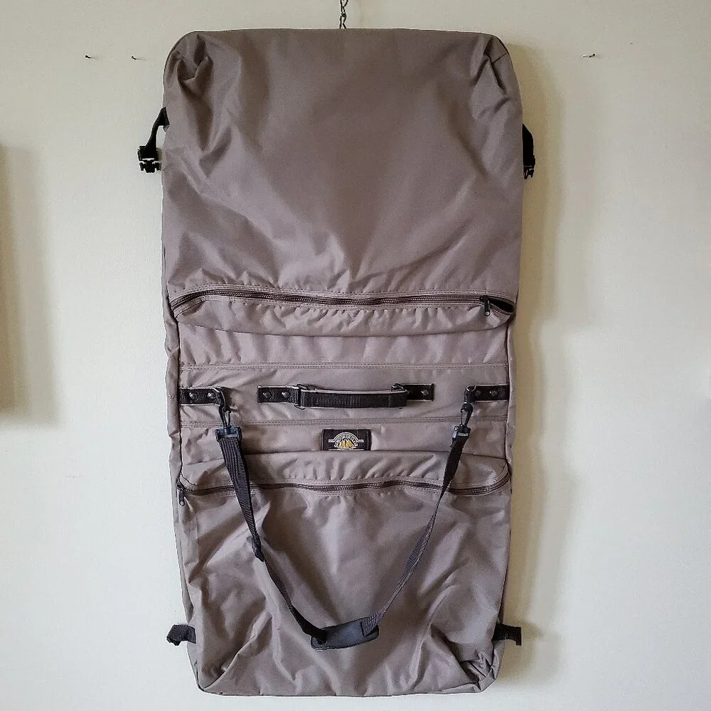 Schooner Club Tan Carry On Foldable Lightweight Garment Bag